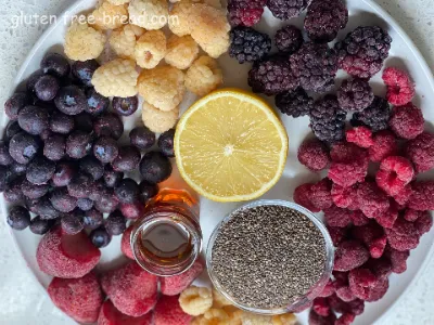 Chia Seed Jam with Frozen Fruit