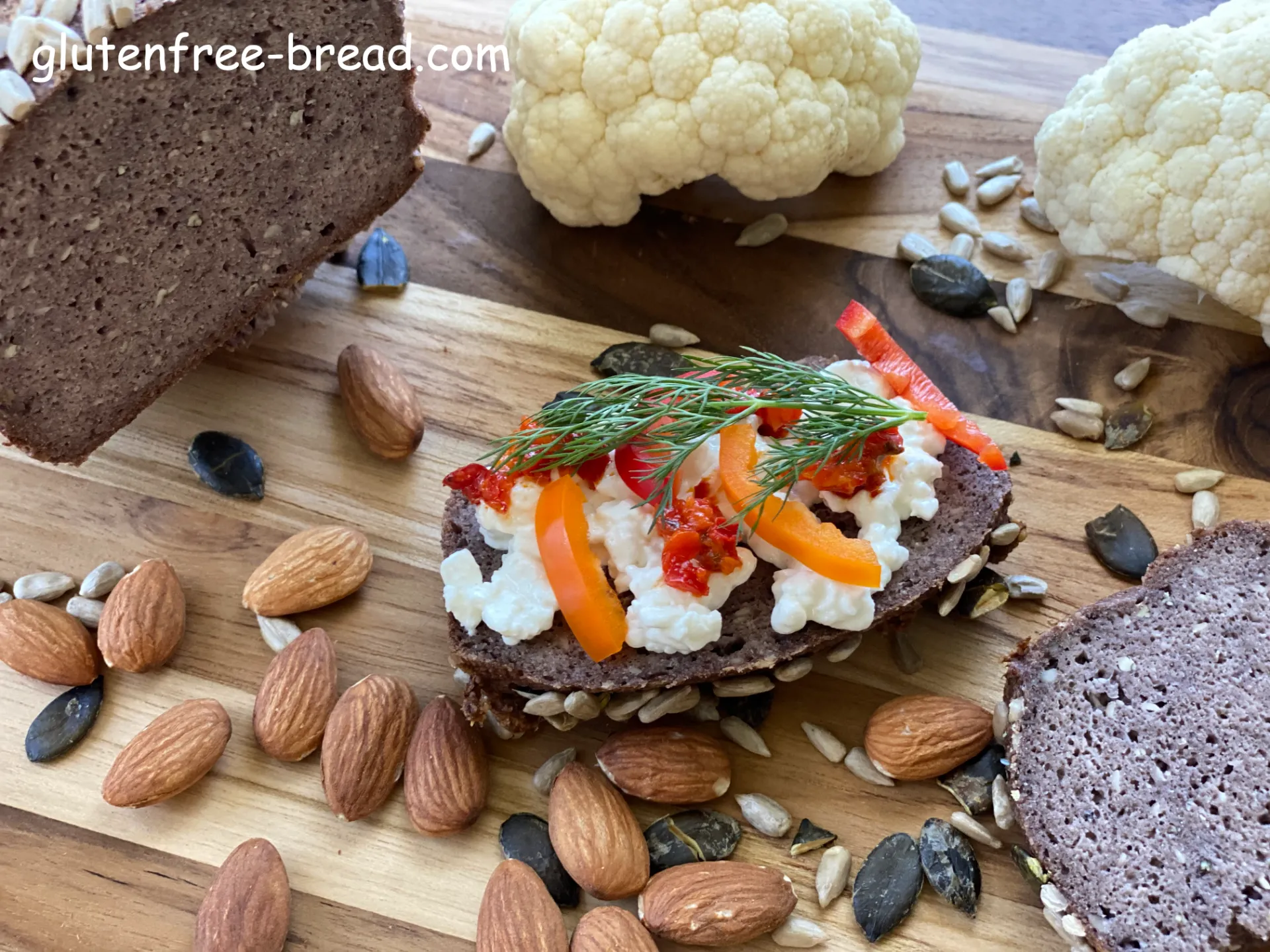 Almond Flour Cauliflower Bread