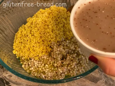 Buckwheat Millet Flaxseed Bread