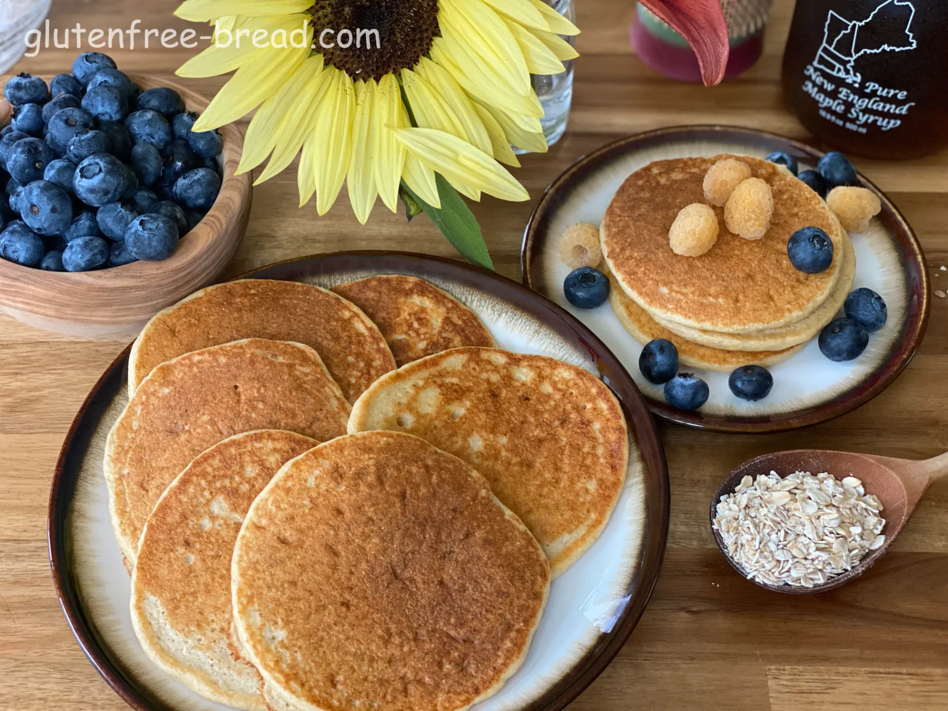 Recipe description:<br> These pancakes are not only delicious but also packed with protein from the cottage cheese and fiber from the oats, making them a filling and satisfying breakfast option. Here's a simple recipe you can try.