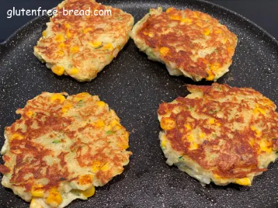 Vegan Corn Zucchini Fritters