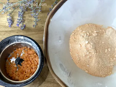 Lentil Flour Bread