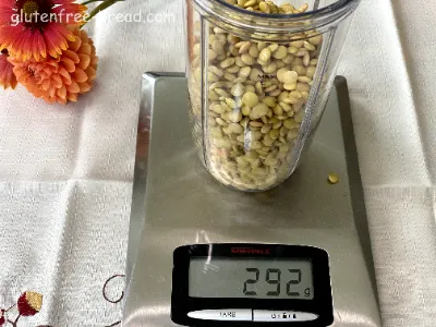 Lentil Oat Bread with Baking Powder