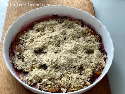 Plum Crumble Cake