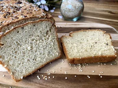 Quinoa Bread 1 Ingredient with Baking Powder