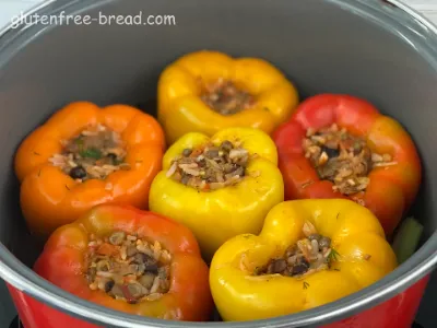 Stuffed Bell Peppers Vegan