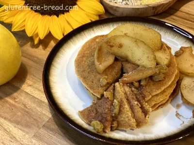 Vegan Cornmeal Oat Pancakes