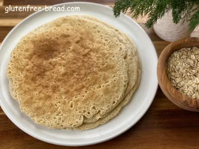 Vegan Oatmeal Crepes